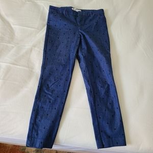 Old Navy cropped polka dot pants